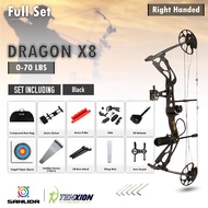 TenXion Archery Sanlida Dragon X8 Compound Bow 0-60LBS Adjustable 310FPS Right-Handed