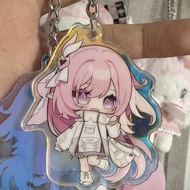 Game rd Keychain Elysia Herrscher Of Human: Ego laser Figure Pendant Car Key Ring Jewelry Gift Acces