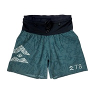 T8 กางเกงวิ่งผู้ชาย Mens Sherpa Shorts V2.0 Inked Teal  Edtion วิ่งถนน เทรล  กลางแจ้ง สีเทอคอยส์