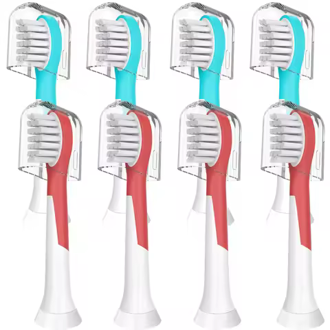 Kids Replacement Toothbrush Heads Compatible with Philips Sonicare Kids Toothbrush HX6032/94,HX6320,