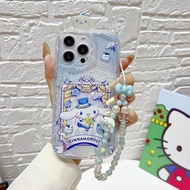 HX| For iPhone 17 Air 6 6s 7 8 Plus X XR Xs Max 11 12 13 14 15 16 Pro Max SE 2020 Kuromi and strap s