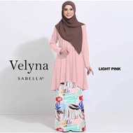 Baju Kurung Light Pink Ironless Saiz S - 5XL Plain Loose Plus Size Ready Stock Raya Sale Baju Raya 2024 Viral