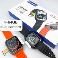 Smart watch with SIM card solt WIFI dual camera 4G SIM card phone call watch C90 MAX S9 ULTRA 2 watch WIFI GPS video Android PK DW88 DW89 4g ultra smart watch FQ5T