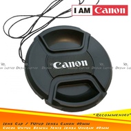 Lens Cap 49mm Camera Lens Cover Canon EF-M 15-45mm etc. Logo