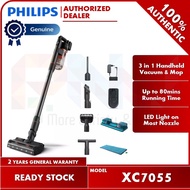 Philips 3 IN 1 7000 Series Aqua Cordless Stick Vacuum with Mop XC7055 | XC7055/01 (Successor FC6728)