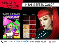 Inzane สีย้อมผม ราคาพิเศษโปรเปิดร้าน สี blood red