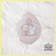 [daiso] Character Water Drop Puff, 1pc / Korean Makeup Sponge / Water Drop Design / 100% Genuine by 