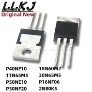 5pcs STP40NF10 STP11N65M5 STP50NE10 STP30NF20 STP18N60M2 STP30N65M5 STP16NF06 STP2N80K5 TO-220 Field