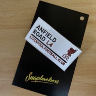 Snapbackers Capbitz Pin Badge: Anfield Road [Liverpool Memorabilia]