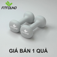 Dumbbells - Tạ Tay Nữ Loại 4Kg Gang Bọc Cao Su Dụng Cụ Tập Gym Yoga Pilates Thể Dục Tại Nhà