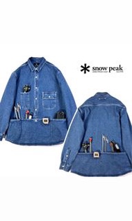 日本預訂 snow peak 牛仔洗水感外套