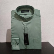 Lengan Panjang Slimfit ALISAN Dobby Koko Sage Krah Shanghai