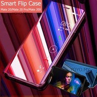 Casing Huawei Mate 20 Pro / Mate 20 / Mate 20X Huawei P20 Pro Huawei P10 Plus Case Smart Mirror Flip Hard Cover