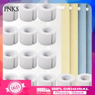 [Ready stock]  Eva Curtain Spacer Snap-on Curtain Shaper 5/10 Pcs White Eva Foam Curtain Spacers Rol