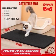 🔥[120CM] Cat Mat Double Layer Cat Litter Mat Trapping Mat Waterproof Washable Carpet Kucing Cat Litt