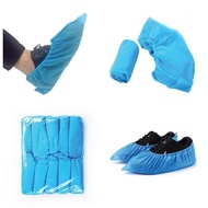 100pcs Disposable Shoe Cover Dustproof Non-slip Dhoe Cover Children Adult Non-woven Foot Cover