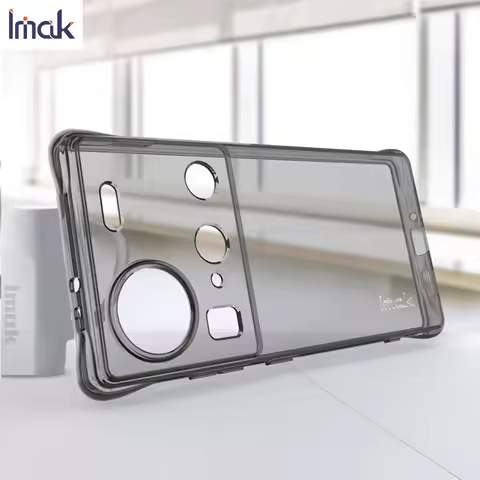 For ZTE Nubia Z80 Z70 Z60 Z50 Ultra 5G Crystal Back Case IMAK Lens 360 Protect Air Bag Phone Nubia Z