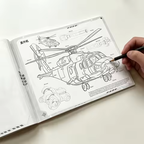 Aviation Coloring Book for Kids: Propeller Aircraft & More – Develop Creativity & Fine Motor Skills