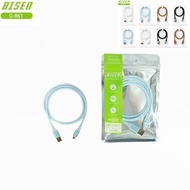 1M BISEN G-861 Data Cord Soft Silicone Fast Charge Wire Cable for Micro USB & Type C
