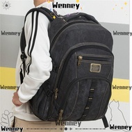 WENNEY Men Shoulders Bag, Large Capacity Wear-Resistant Travel Backpack,  Thickened 50L Heavy Duty B