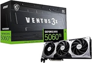 MSI NVIDIA GeForce RTX 5060 Ti 16G Ventus 3X OC Graphics Card - 16GB GDDR7 (28 GB/s /128 Bits), PCIe