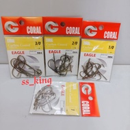 Coral 084 eagle hook carbon coated mata pancing Korea