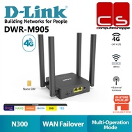 D-Link Wireless N300 4G LTE Router - DWR-M905