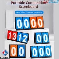 LUCILLE Digital Flip Scoreboard, 2/3/4/6 Digit Durable Multi-Sport Game Scoreboard, Score Board Port