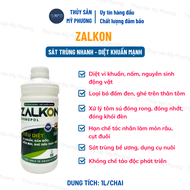 ZALKON diet khu|_|an xử lý nước loại bỏ vi sinh vật gây hại nấm làm sạch mang tôm đóng rong nhớt kh