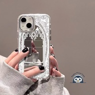 Luxury French Window Pattern Phone Case For Vivo IQOO Z10 Z9 Turbo+ Z9X Z9s Pro U5E U5X U5 U3 U3X Z5