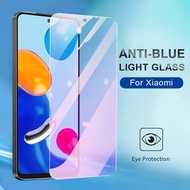 Xiaomi Redmi 10C 10 9T 9 9A 9C Note 11 11S 10 10S 9 9S 8 Pro Max Mi 11 Lite 11T 10T Pro Poco F3 X3 GT M3 F2 X4 M4 Pro 5G Anti Blue-Ray Tempered Glass Full Coverage Screen Protector