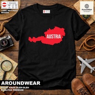 T-SHIRT BY AUSTRIA 2 WEAR COUNTRYTAG ASAL AUSTRIA COTTON 30S SOUVENIR PREMIUM GIFT