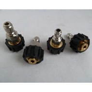 【JDZH】1/4 3/8 inch Quick Connect Male to M22 14 15 mm Female Pressure Washer Adapter