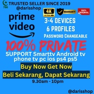 AMAZON PRIME VIDEO 4K UHD MALAYSIA INDIA USA