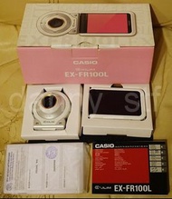 女士之選👍🏻Casio Exilim EX-FR100L 香港行貨 防撞/防寒/防水濺/防塵/16mm超廣角相機 自拍神器 媲美Canon