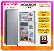Sharp Smile Refrigerator (320L) SJ325MSS Peti Sejuk 冰厨