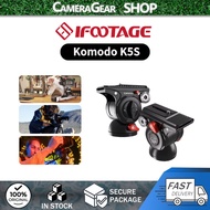 IFOOTAGE Komodo K7/K5S Professional Fluid Head Quick-Release Sliding Plate | Heavy Duty for Video & 