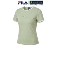 FILA  Ringer เสื้อยืดผู้หญิง สีเขียว