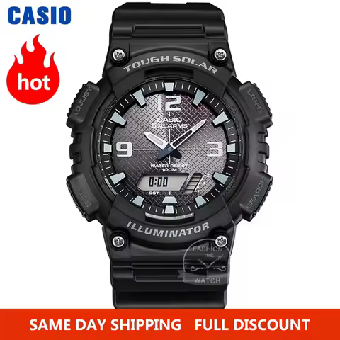 Casio Watch men top luxury set Waterproof Sport quartz Watch LED digital Military men watch Solar wr