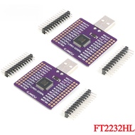 1pc FT2232HL USB TURN UART FIFO SPI I2C JTAG RS232 Module FT232H FT2232 CJMCU-2232HL USB to UART Boa