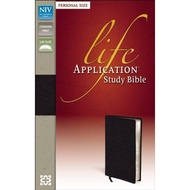 NIV Life Application Study Bible personal Size (Bonded Leather, Black)