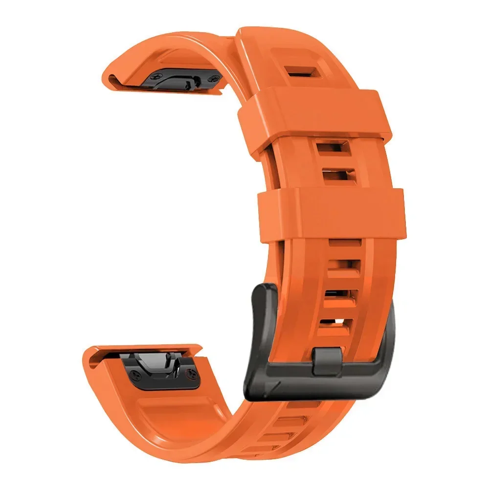 22mm 26mm Strap For Garmin Fenix 7X 7 Pro 6 6X Sapphire Solar 5 5X plus 3HR Silicone Band Official O