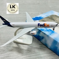 Airplane Model of nationwide transport company "FEDEX Boeing 777" High Quality Metal 20CM