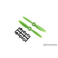 HQProp 4x4.5 Green Multi-Axis Dedicated Propeller Glass Fiber Composite Material 2 Pcs (One Front On