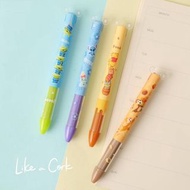 現貨-迪士尼雙色原子筆/史迪仔/小熊維尼/三眼仔/Chip n Dale