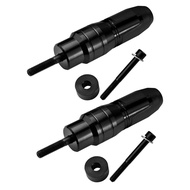 firstmallds-vn-sip-tw 1 Pair Motorcycle Frame Slider Black Color CNC Aluminum Alloy Exhaust Anti Cra