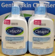 【小如的店】COSTCO好市多代購~Cetaphil 舒特膚 溫和潔膚乳/清潔乳/洗面乳(591ml*2瓶)137178