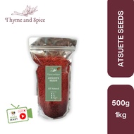 [ZIP LOCK] Annatto Seeds Atsuete 500g 1kg - Spice️ THYME & SPICE HAVI VIDEO