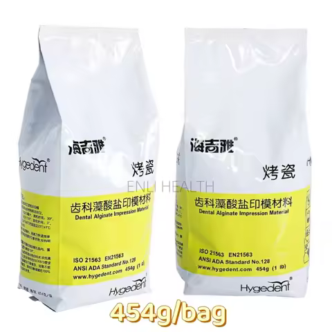 454g Dental Supplies Alginate Impression Material Gypsum Powder Materials Porcelain Plaster Impressi