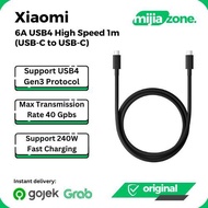 XiaoMi 6A USB4 Braided High Speed USB Cable USB-C to USB-C 1m Fast Charging Data Cable